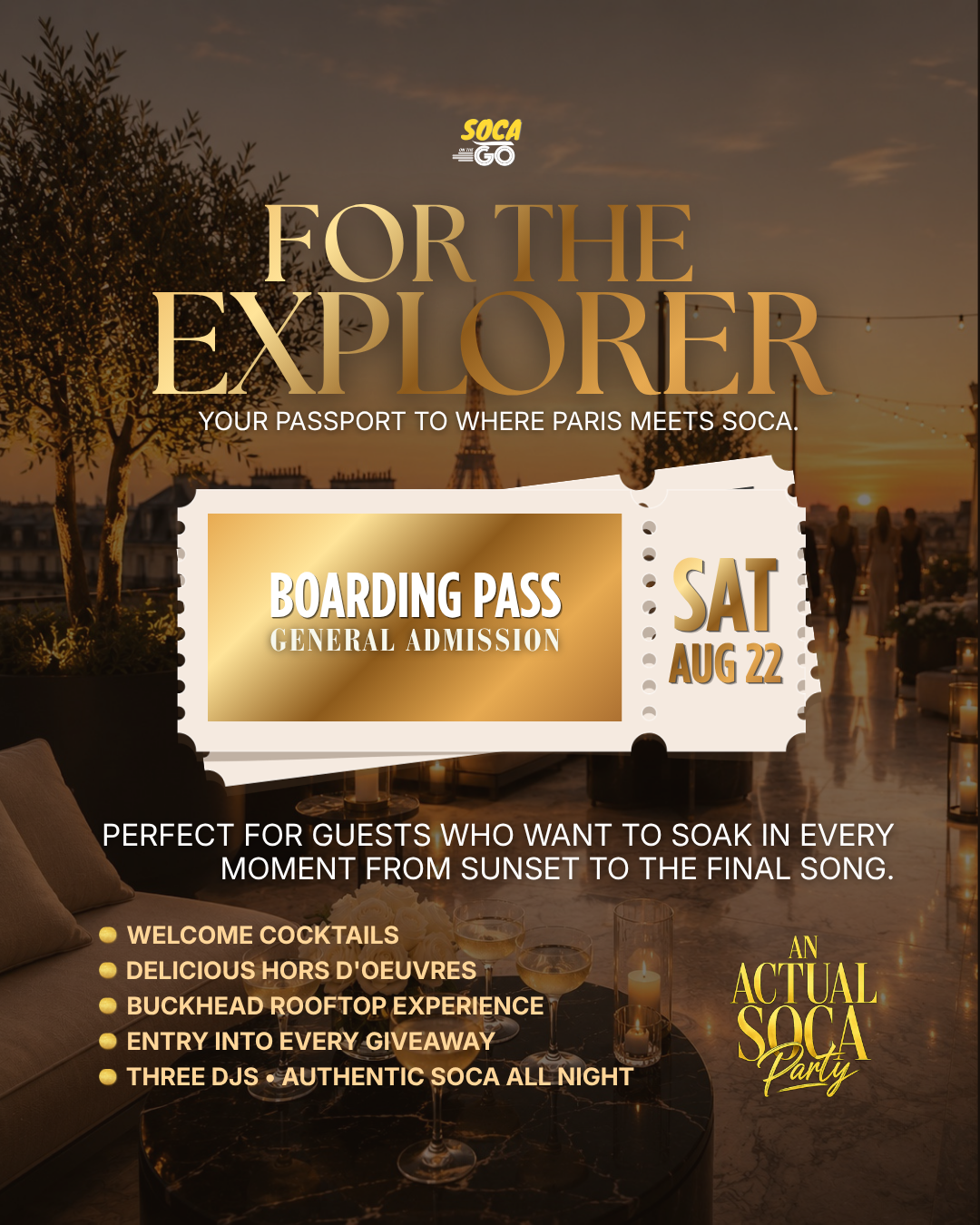 Boarding Pass — General Admission